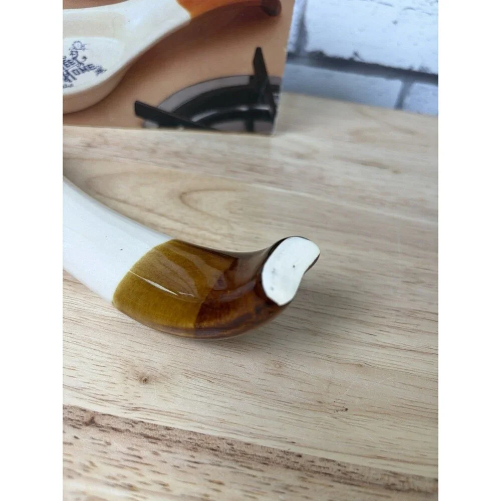 Ceramic Home Sweet Home Spoon Rest Cottagecore New In Box 9”